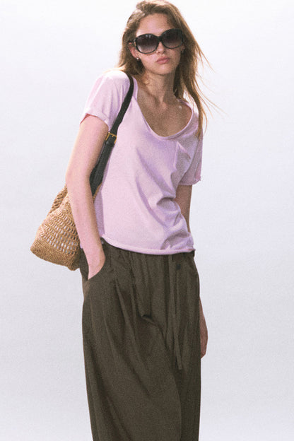 Old Money U-Neck Top