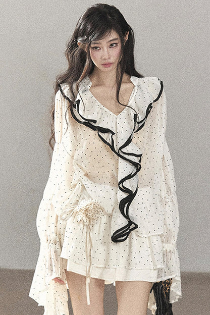Polka Dot Two-Piece Set