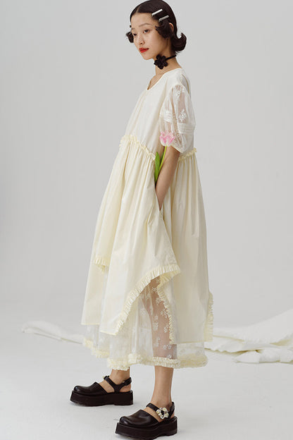 First Love Irregular Hem Dress