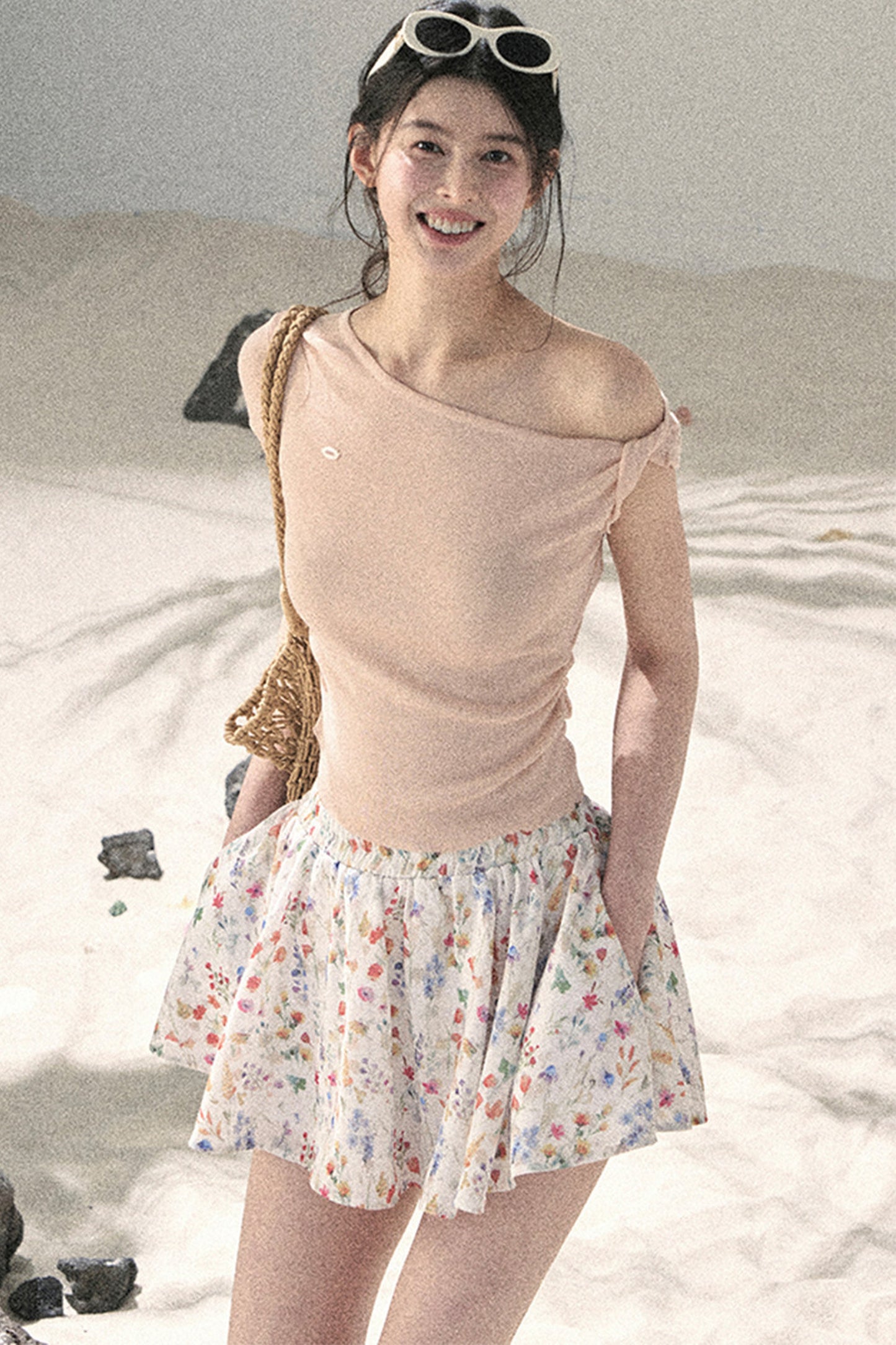 Asymmetrical Twist Summer Top
