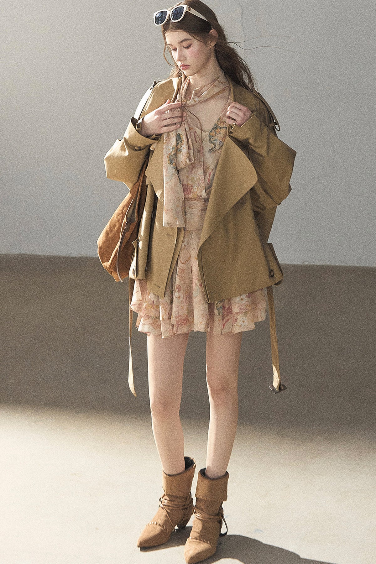 Loose Fit Trench Coat