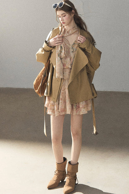 Loose Fit Trench Coat