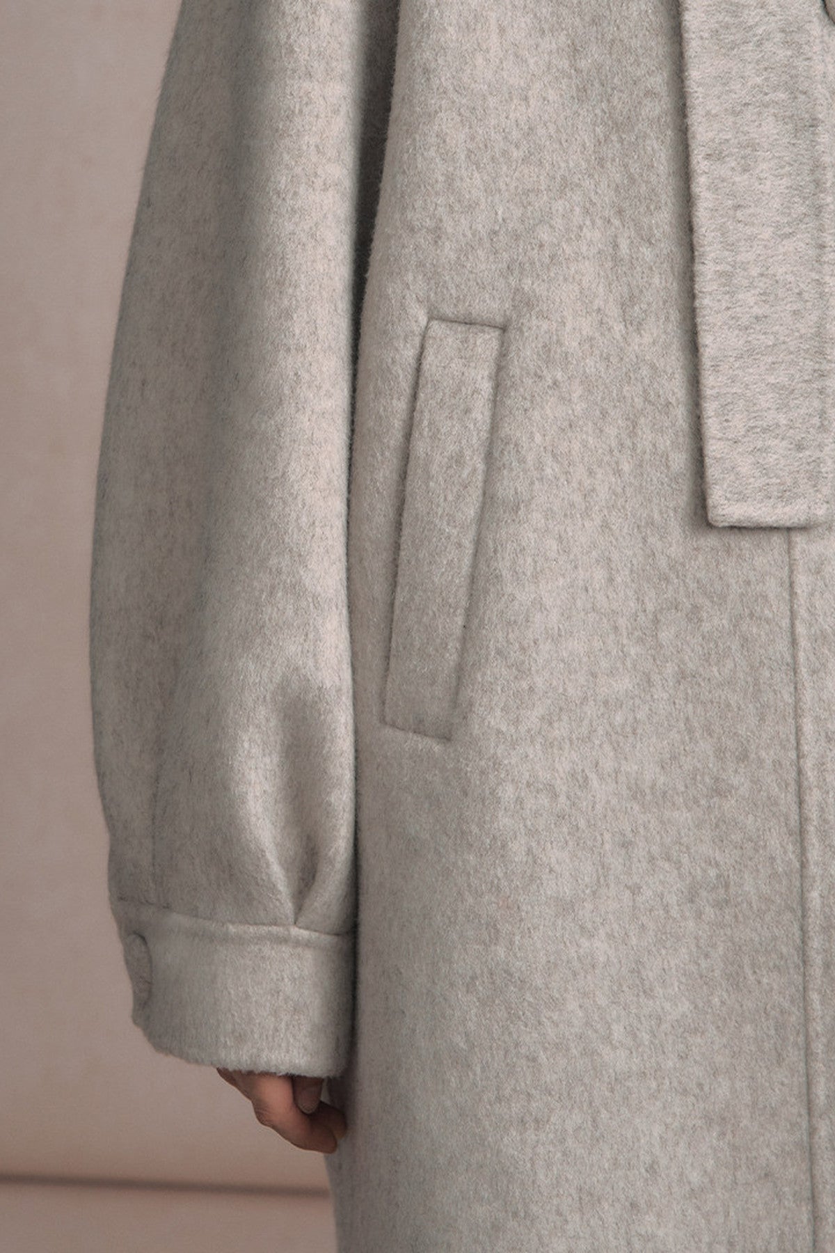 Long Double-Sided Wool Coat