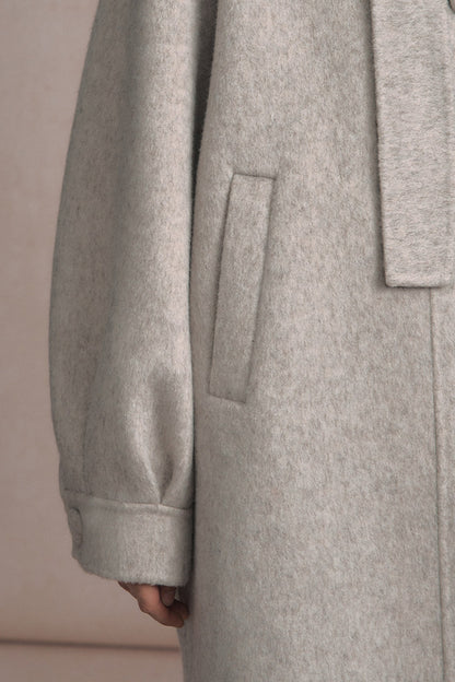 Long Double-Sided Wool Coat