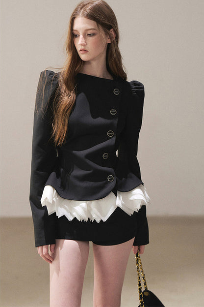 French Court Style Blazer and Skirt Set-Up