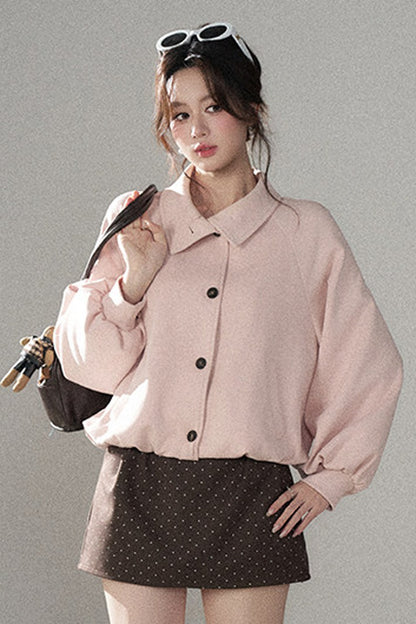 Short Two-Way Floral Jacket