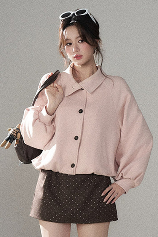 Short Two-Way Floral Jacket