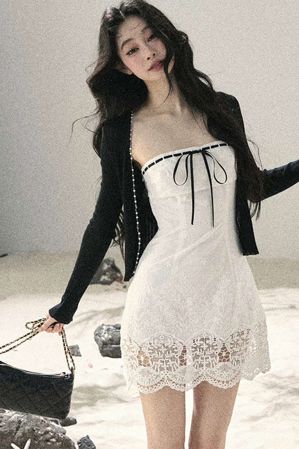 French Style Lace Bodycon Dress