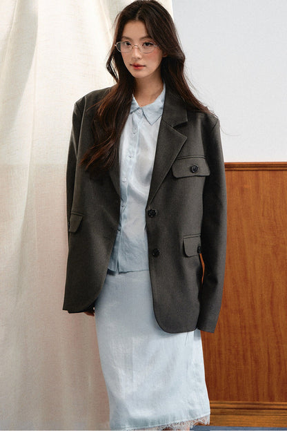 Korean Autumn Blazer