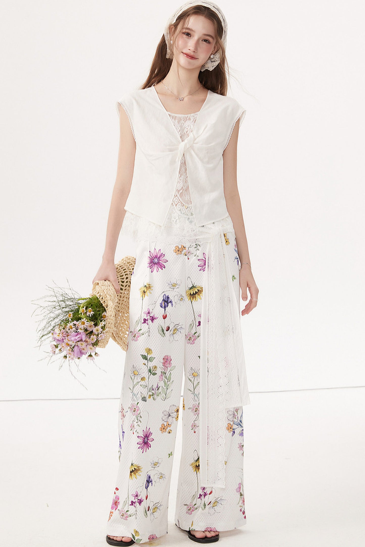 Sleeveless Linen Blouse