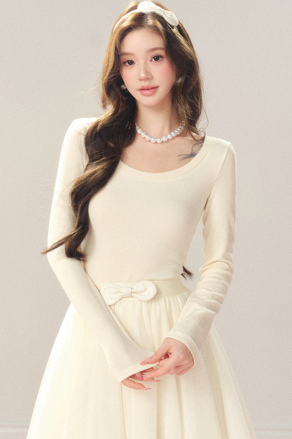 Soft Cozy Base Layer Knit Top