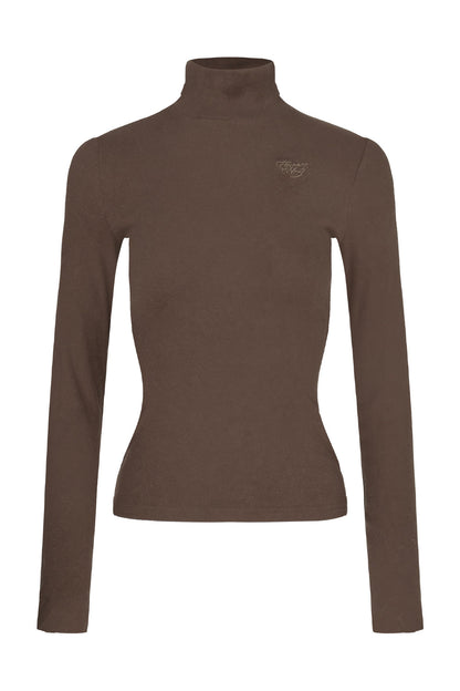 Slim Fit Half-Turtleneck Base Layer Top