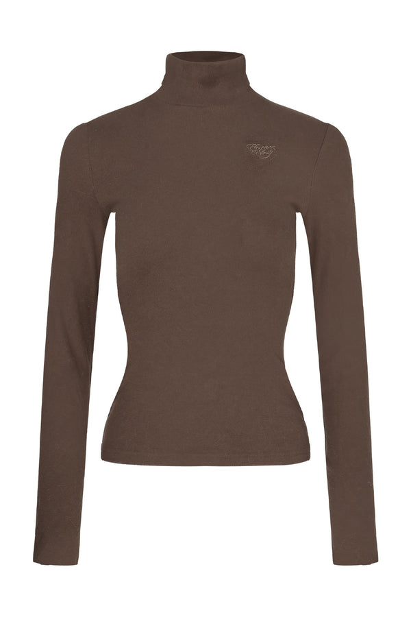 Slim Fit Half-Turtleneck Base Layer Top