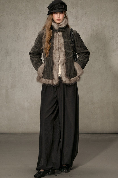 Napoleon Collar Down Jacket
