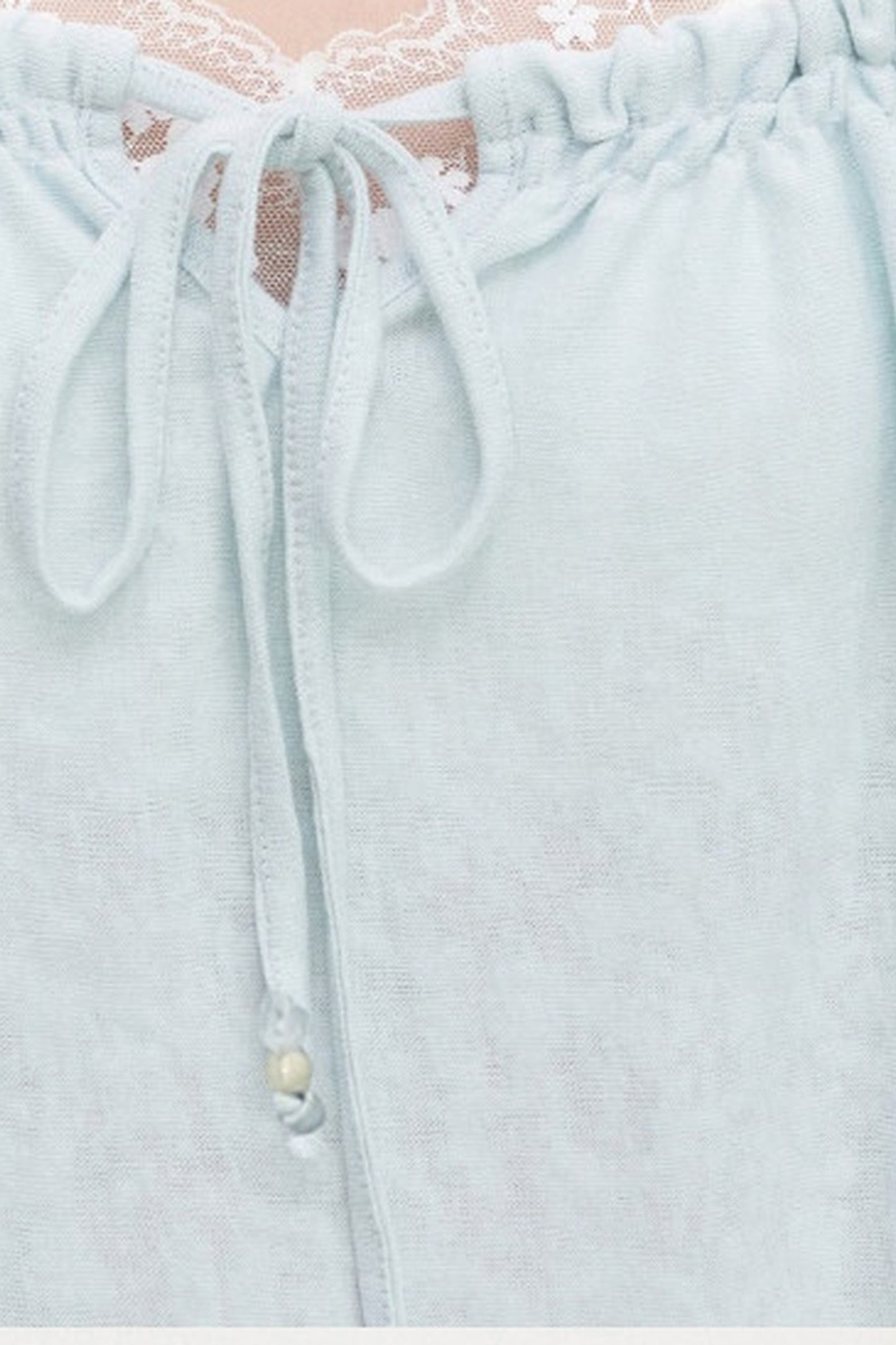 Snowflake Cotton Short-Sleeve Babydoll Top