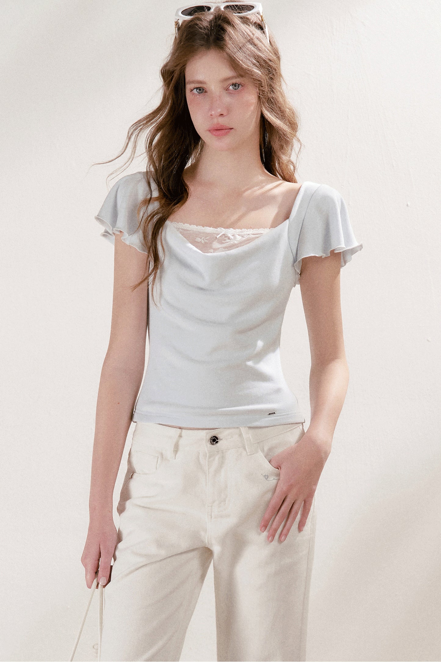 Balletcore Lace Patchwork Top