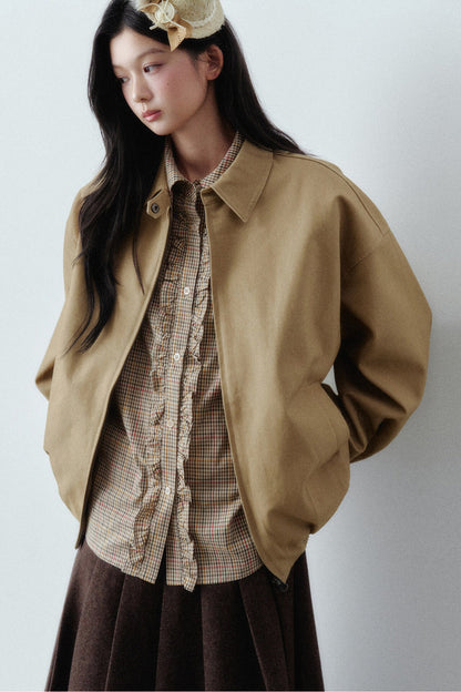 Retro Layered-Look Jacket