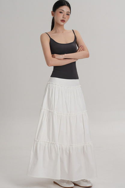 Elegant Pleated A-Line Skirt