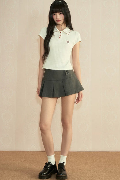 Slim Fit Color Block Polo