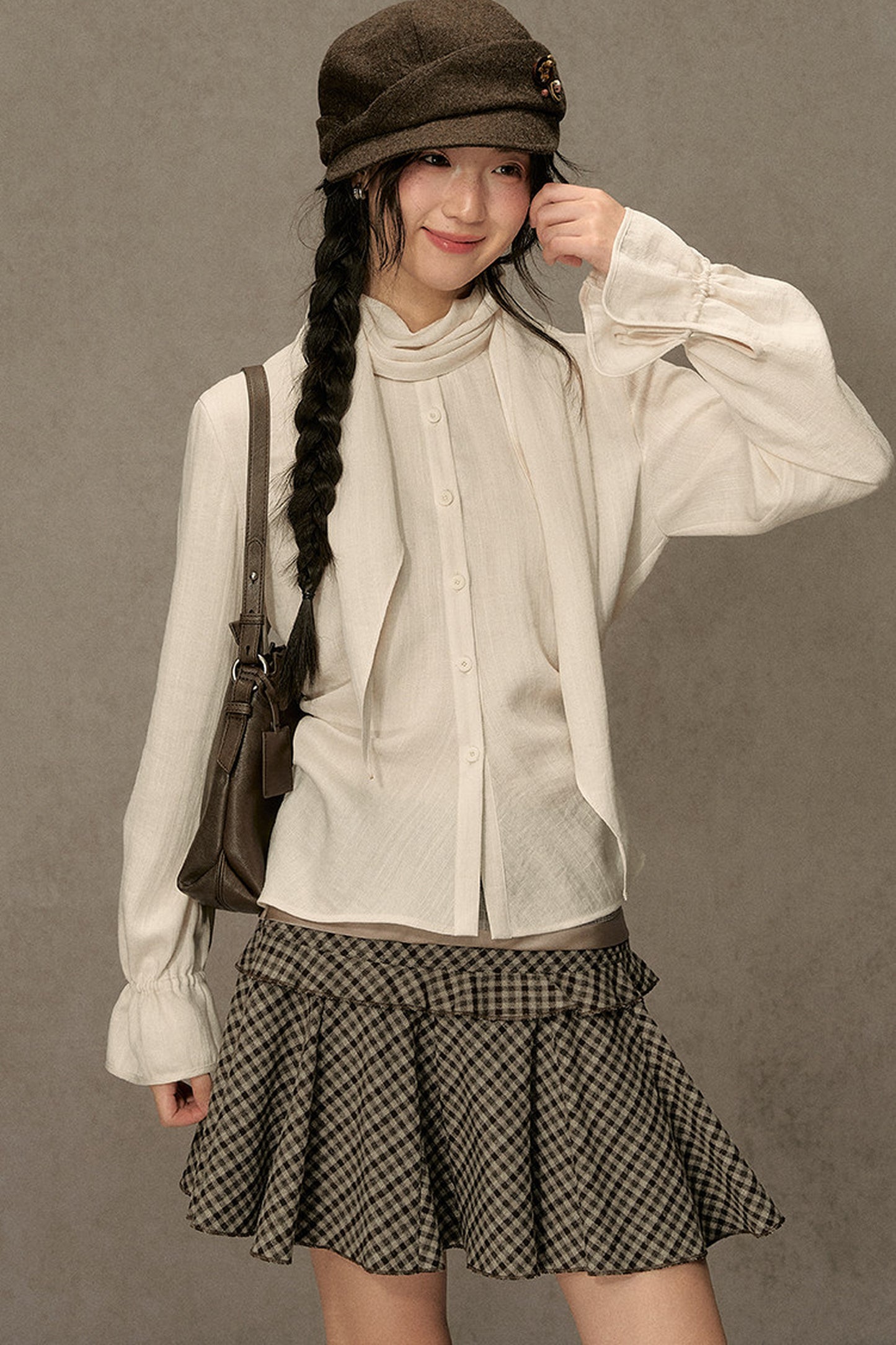Beautiful and Relaxed Lyocell Cape Shirt