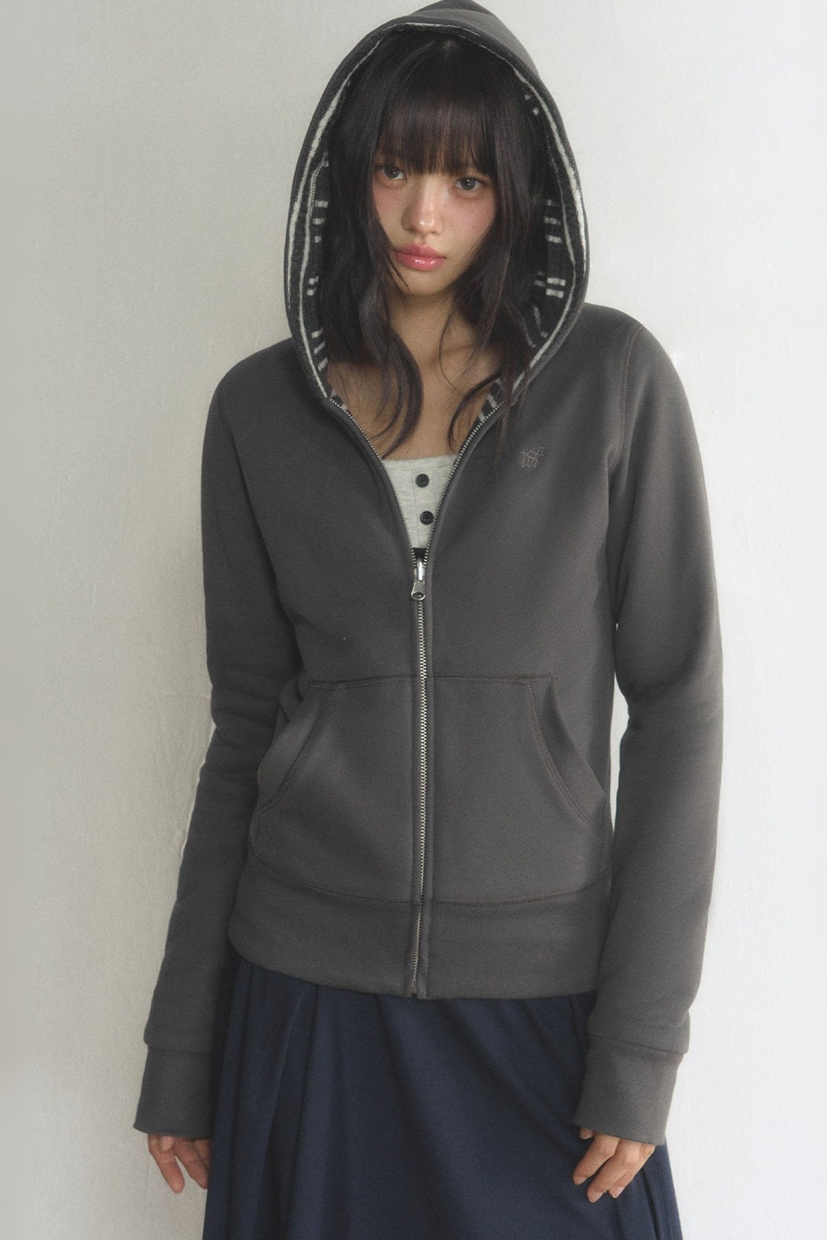 Reversible Striped Hooded Jacket and Pants Set-Up