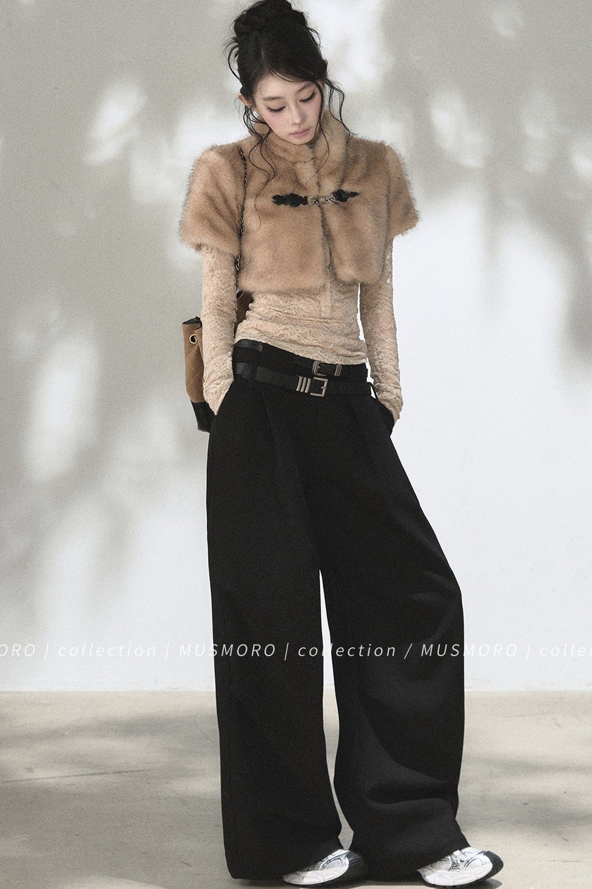 Loose Wide-Leg Trousers