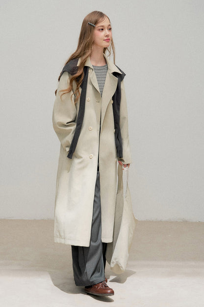 Warm Gray Classic Silhouette Jacket