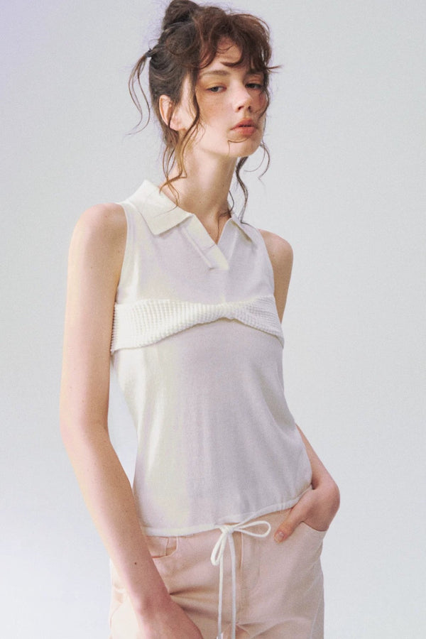 Twisted Knot Polo Vest