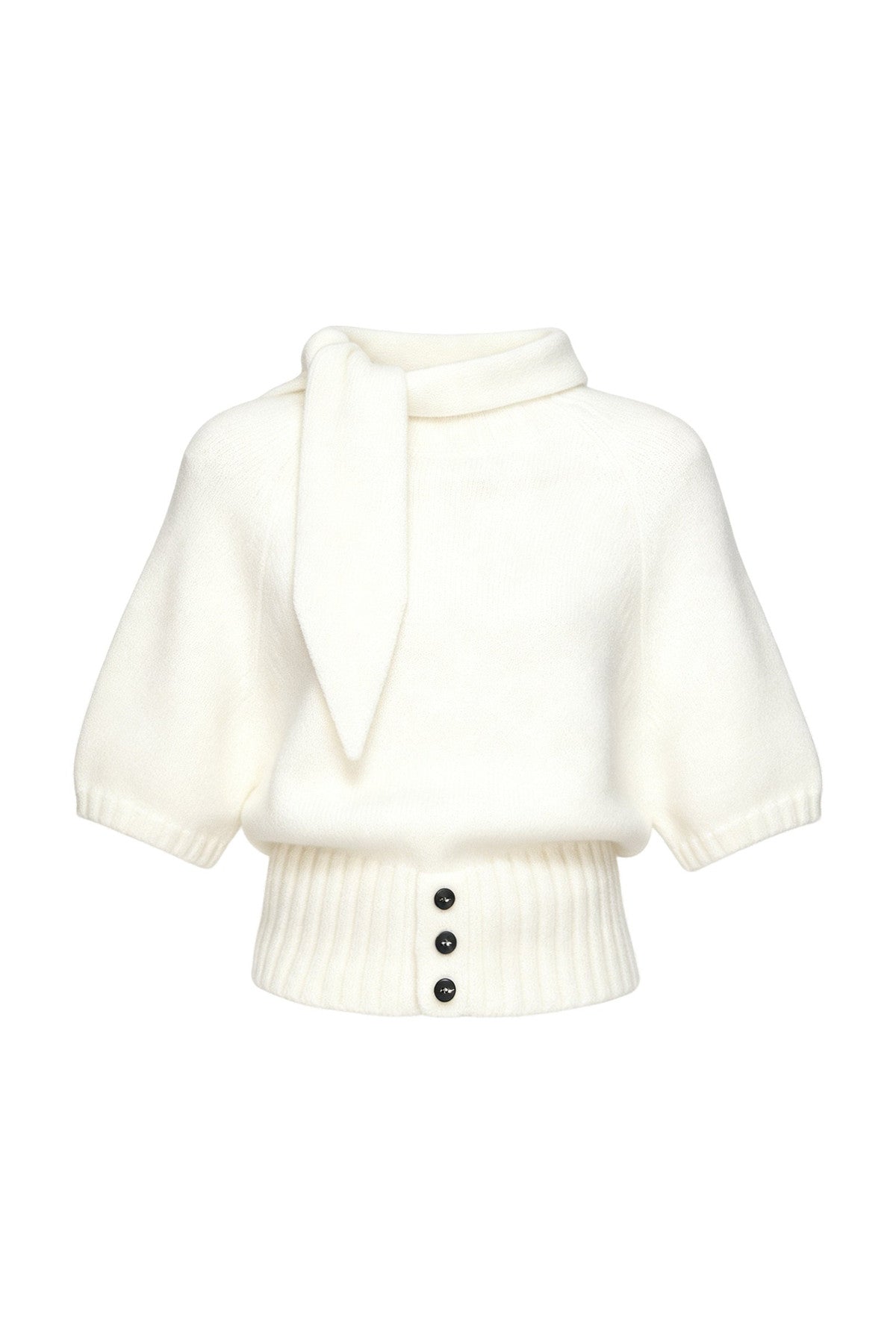 Ensemble cardigan et jupe à liens avec oreilles de lapin