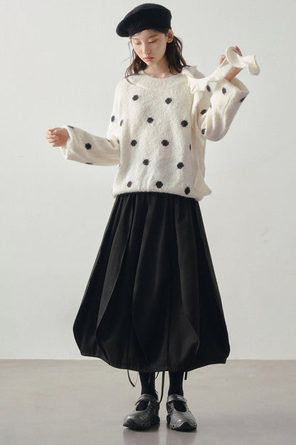 3D Multi-Panel Pumpkin Skirt