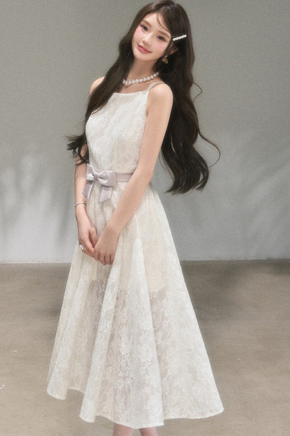 Soft Lace A-Line Dress