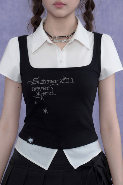 Academy Style Knitted Vest Set-Up