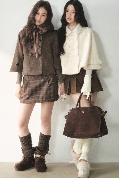 Wool Napoleon Cape