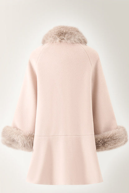 Bow Collar Woolen Coat