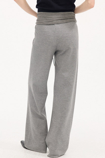 Pantalones casuales slim de cintura alta