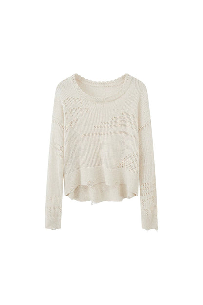 Asymmetrical Knit Off-Shoulder Top Set