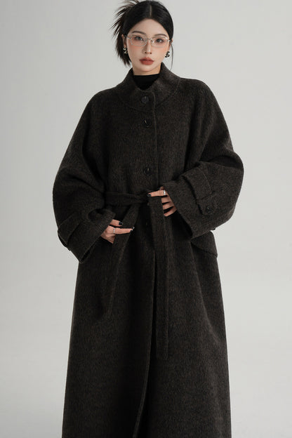 Mid-Length Double-Sided Wool Coat