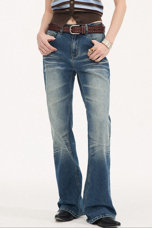 Low-Waist Wide-Leg Jeans