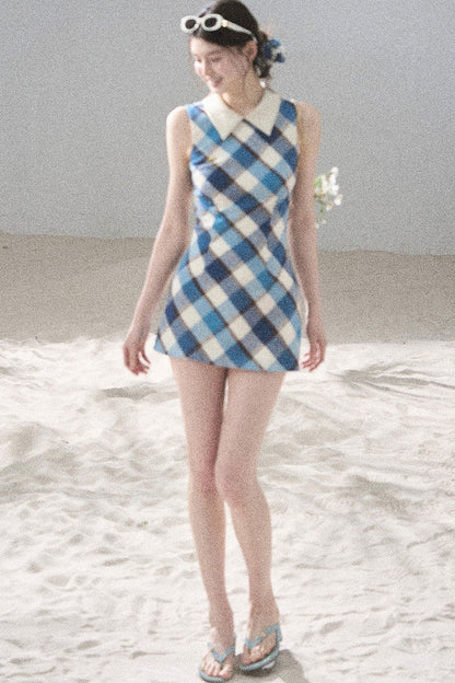 French Quilted Polo Bodycon Dress