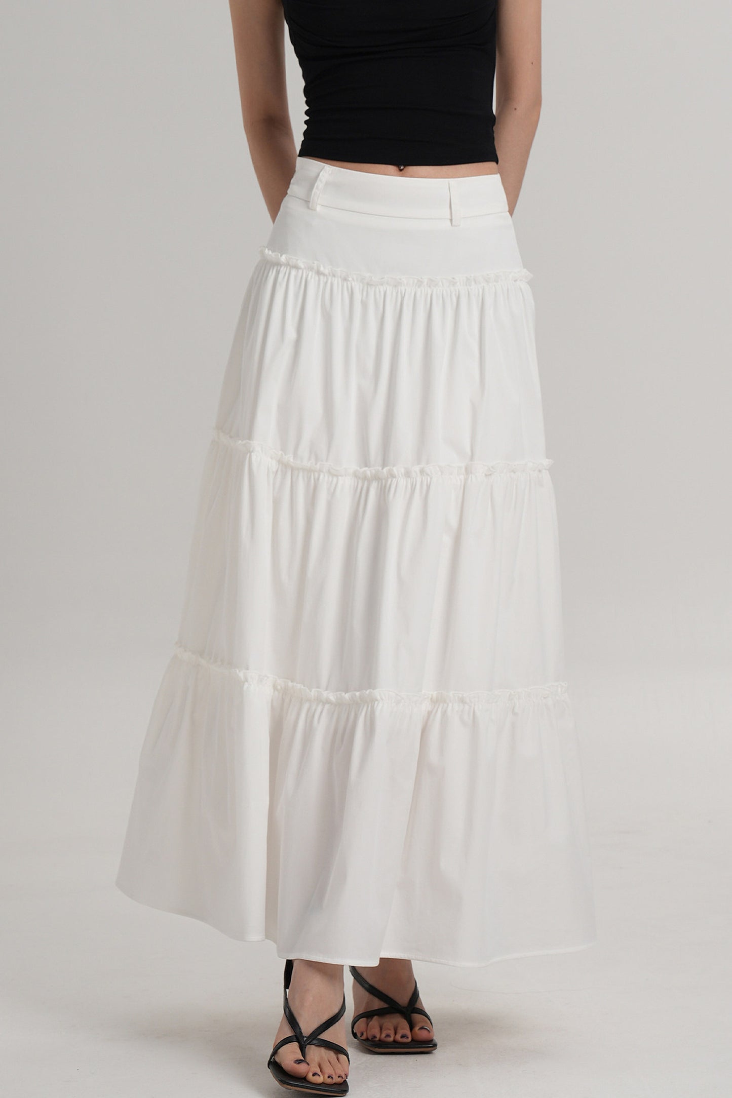 Elegant Pleated A-Line Skirt