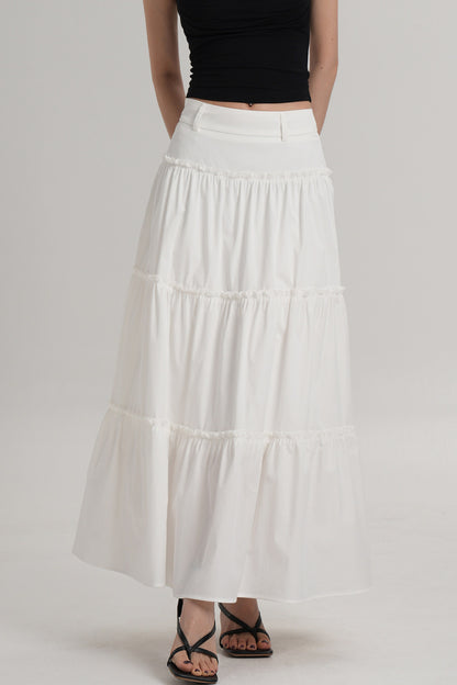 Elegant Pleated A-Line Skirt