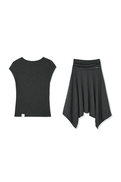 Effortless Chic A-Line Two-Piece Set