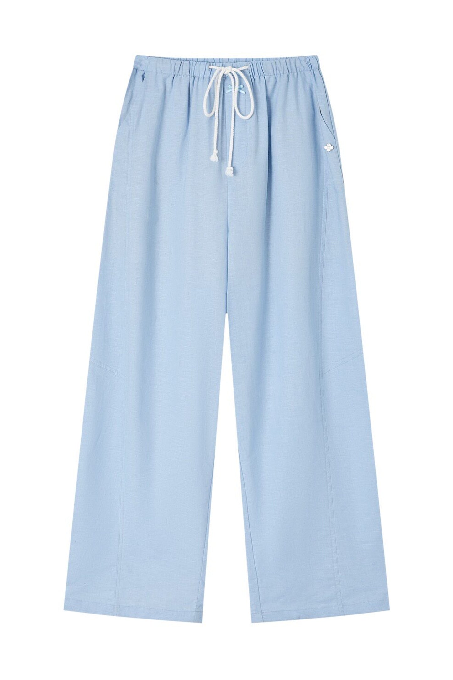 Macaron Color Wide Leg Pants