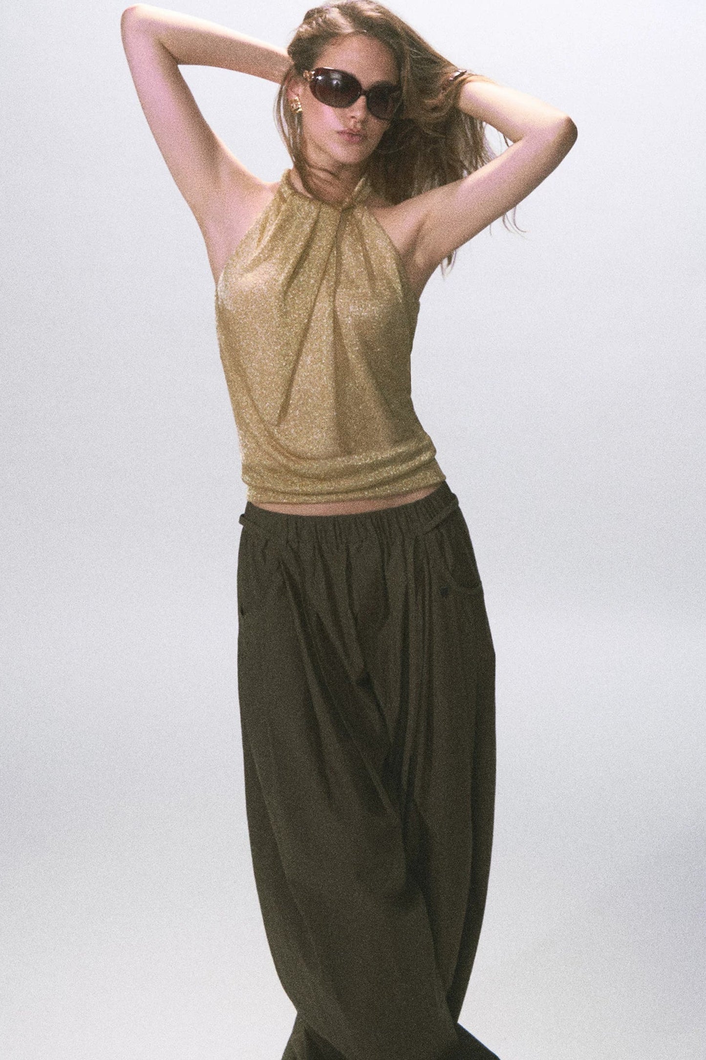 Twist Halter Backless Camisole Top