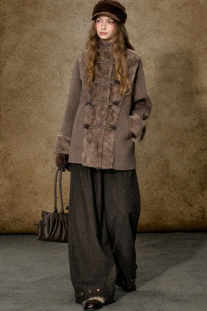 Mid-Length Double-Sided Woolen Jacket