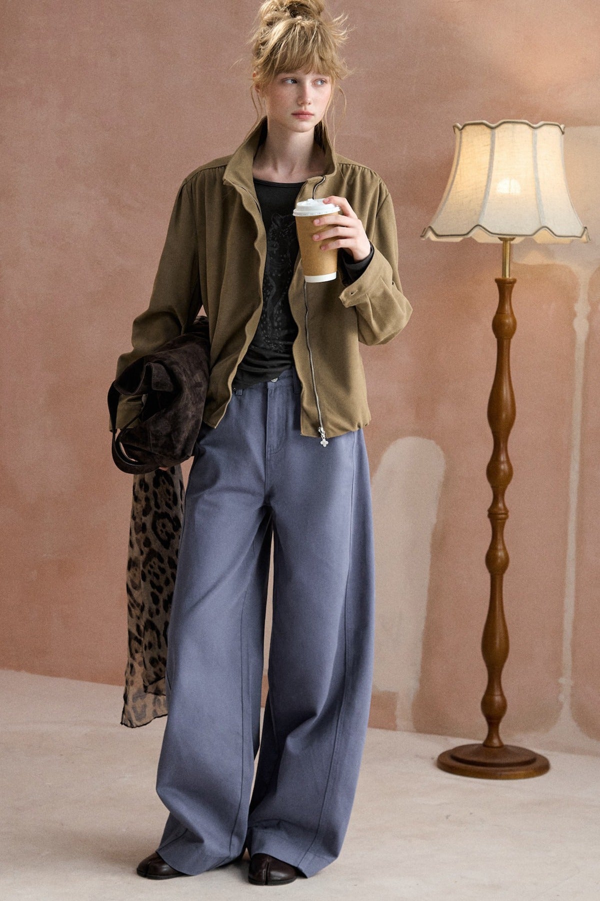 Crinkled Pleated Jacket