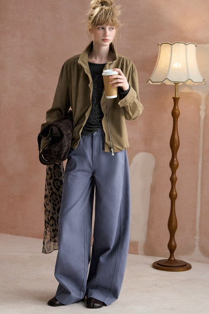 Crinkled Pleated Jacket