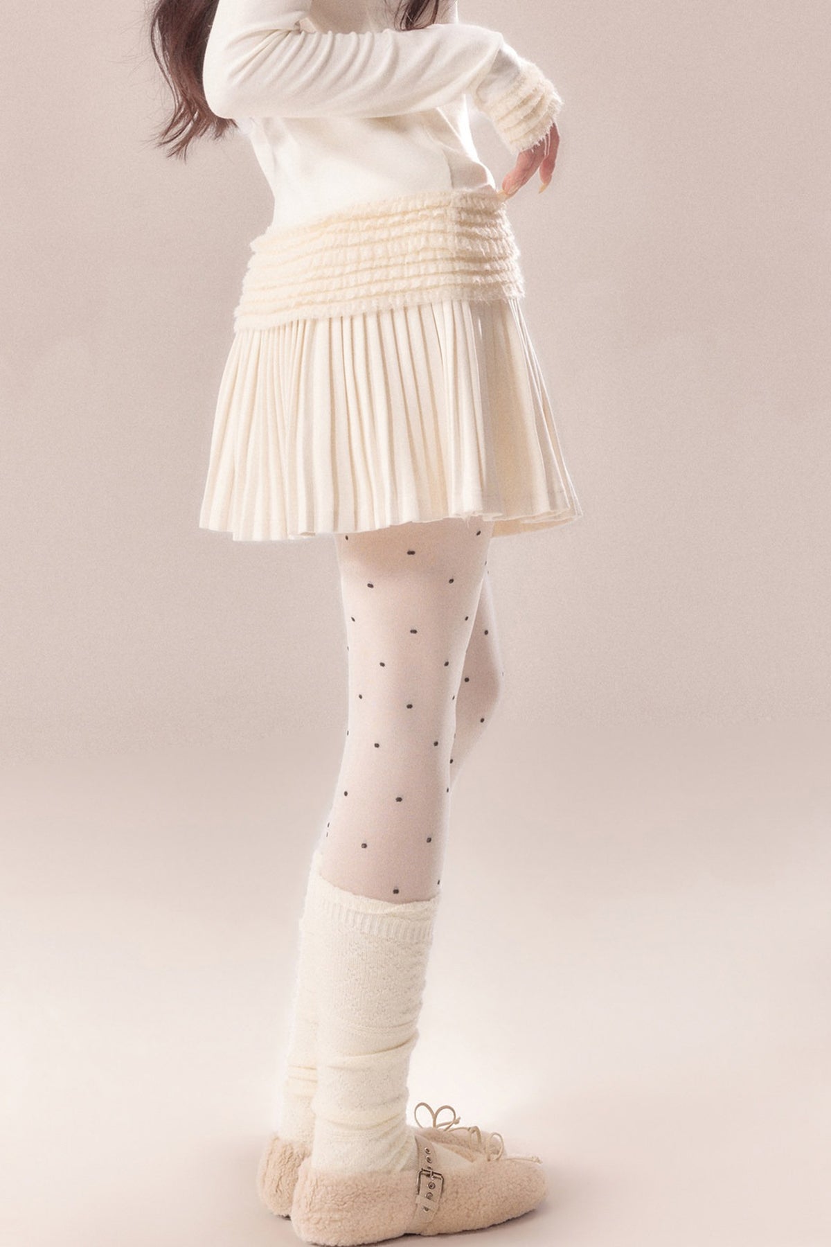 High-Waisted A-Line Skirt