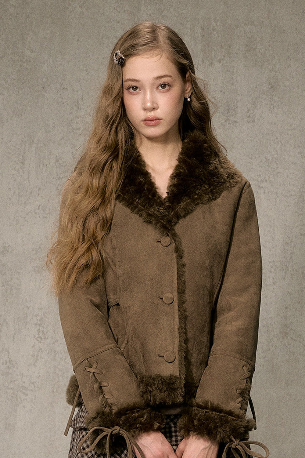 Reversible Suede Lamb Wool Jacket