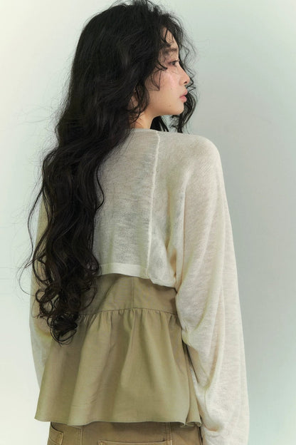Batwing Bamboo Cardigan Set-Up